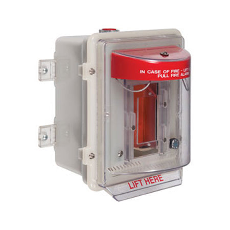 Safety Technology STI-1200A-HTR | Stopper II Heated Enclosure With 4" Deep Back Box - 110Vac - Clear