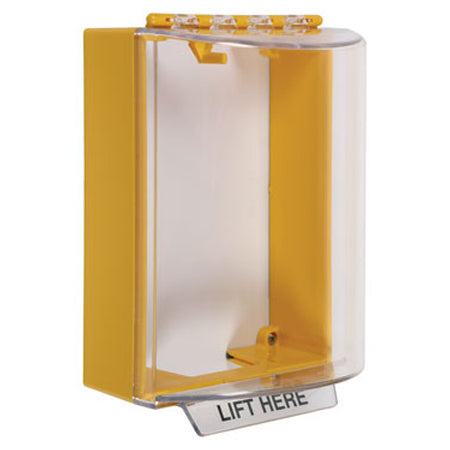 Safety Technology STI-13200N-Y | Universal Stopper Dome Cover Surface Mount No Label Hood - No Label - Yellow