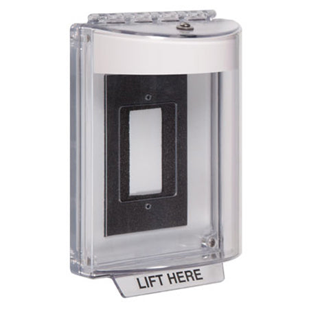 Safety Technology STI-13310N-W | Universal Stopper Dome Cover Enclosure Flush Back Box And Hood - No Label - White