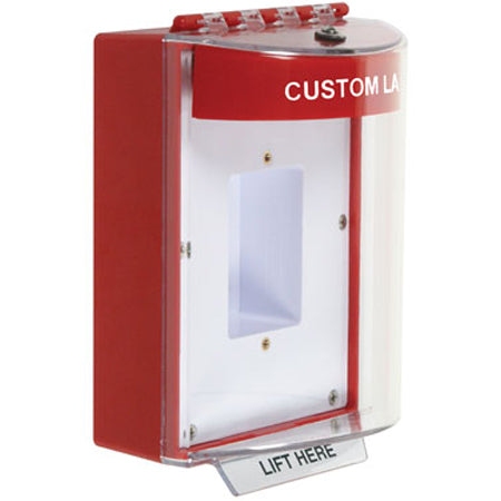 Safety Technology STI-13420C-R | Universal Stopper Dome Cover Enclosed Back Box