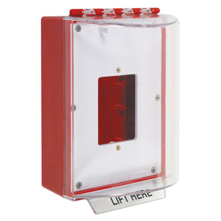 Safety Technology STI-13500N-R | Universal Stopper Dome Cover Enclosed Back Box
