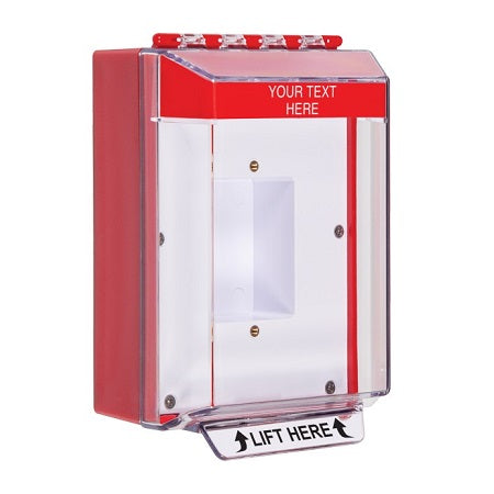 Safety Technology STI-14410C-R | Universal Stopper Low Profile Cover Enclosed Back Box