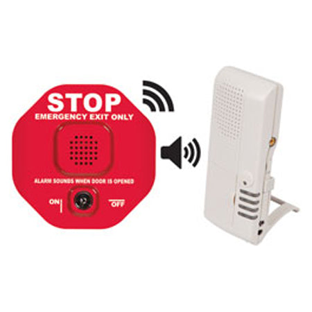 Safety Technology STI-V6400WIR4 | Wireless Exit Stopper With Voice Receiver