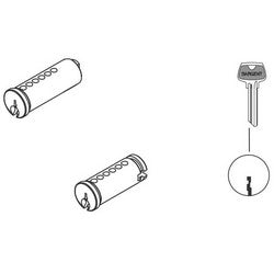 Sargent 13-0401 15 LL | Mortise Cylinder Lock Plug, 6-Pin, 1-1/8" Length Cylinder, LL Keyway, Satin Nickel, for 41 Series Mortise Cylinder Lock