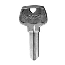 Sargent 265U | Cylinder Lock Key Blank, 5-Pin, U Keyway