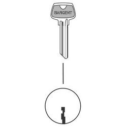 Sargent 275LG | Cylinder Lock Key Blank, 5-Pin, LG Keyway