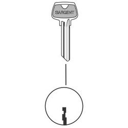 Sargent 275LJ | Cylinder Lock Key Blank, 5-Pin, LJ Keyway