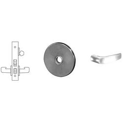 Sargent 8255 LB 26D RH LESS CYL | Mortise Door Lock, Right Hand, L-Rose, B-Lever, 2-3/4" Backset