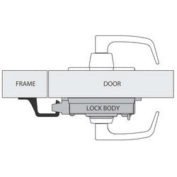 Sargent And Greenleaf Inc 2890-609 | Door Lock Strike 9, for Double Door Out-Swing Surface Lock