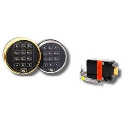 Sargent And Greenleaf Inc 6120-508 | Electronic Safe Lock – Spring Bolt, Satin Chrome Keypad, 2 Battery, No Battery Included