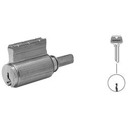 Sargent C10-1 15 LC 1-BIT | Door Lock Cylinder, LC Keyway, Satin Nickel, for 10/8/7/6500 Bored/Auxiliary/Integra/Mail Box Lock