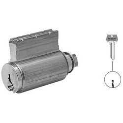 Sargent C11-1 15 LA 1-BIT | Lever Lock Cylinder, Single Bitted, LA Keyway, Satin Nickel, for 11-Line Cylinder Lock