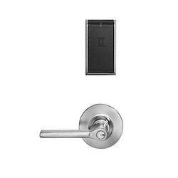 Sargent KA-IN100-10XG77 BIKPSB OL 26D LH | Keyed Alike Cylinder Override, Black Reader/Trim, iCLASS, BIPKS, Aperio, US26D, Left Hand