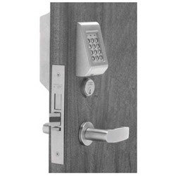 Sargent 2870-KP10XG77 LL 26D | Access Control Keypad Lock, L-Lever, L-Rose, Interchangeable Core Disposable Plug Cylinder, 4-7/8" ANSI Strike