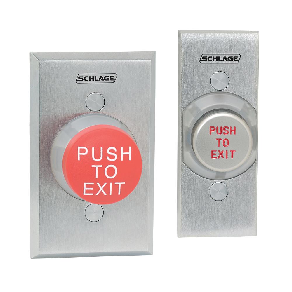 Schlage (Allegion Brand) 631AL EX DA 603 | Mushroom Pushbutton, Single-Pole, Double Throw Switch, Momentary Switch, Double Throw, 3 A