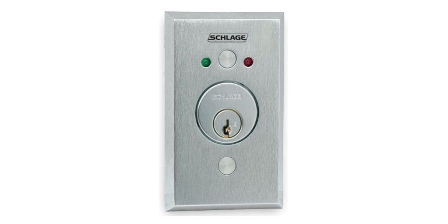 Schlage (Allegion Brand) 653-04 630 | Key Switch, Single-Pole, Double Throw Switch, Maintained Switch, Double Throw