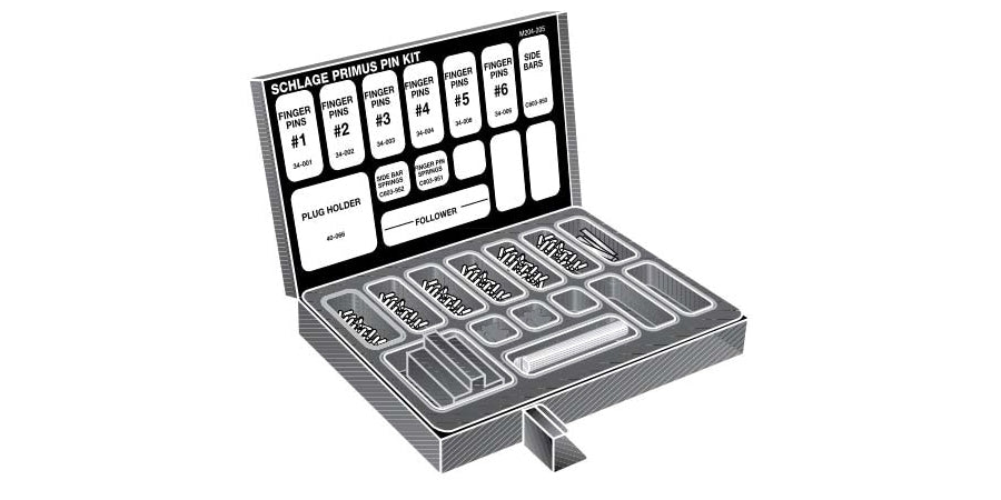 Schlage (Allegion Brand) 40-070 | Primus Finger Pin Kit, For Use With Door Lock Cylinders