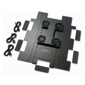 APC Schneider Electric ACF504 | NetShelter SX Series Roof Fan Tray, 208/230V ac, 440 CFM, Black, 2.36 H x 28.5 W x 35.16 D in.