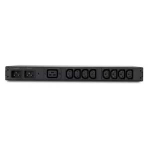 APC Schneider Electric AP4434 | Rack ATS, 20A, 208V, Rack Mount, 1 RU, Black, 1.7 H x 17 W x 9.3 in. D