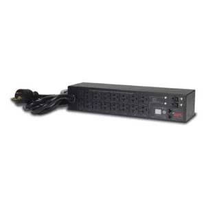 APC Schneider Electric AP7902B | Horizontal PDU, NEMA 5-20R, NEMA L5-30P, 16 Outlet, 100 V, 120 V, 2880 VA, 24 A, 2 RU, 10 ft. Cord, Black, 50/60 Hz, 3.5 in. H