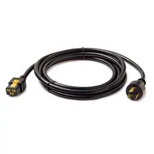 APC Schneider Electric AP8659NA3 | Rack PDU, 20A, 208V, 24-Oultet, 3300 VA, 50/60 Hz, Black, 3 m L Cord, 182.9 H x 5.6 W x 5.1 D cm