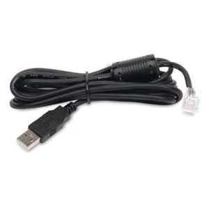 APC Schneider Electric AP9827 | UPS Communications Cable Simple Signalling, USB to RJ-45, 28 AWG, Black, 6 ft. L Cable