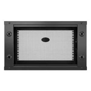 APC Schneider Electric AR106SH4 | NetShelter WX 6U Single Hinged Wall Mount Enclosure, 400mm Deep
