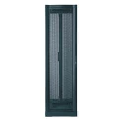 APC Schneider Electric AR2144BLK | Network Cabinet, 42 RU, 81.5 in. H, 23.5 in. W, 36.77 (Max. Mounting Depth) in. D, 42.2 in. D, Black