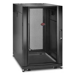 APC Schneider Electric AR3006 | NetShelter SX 18U Server Rack Enclosure 600mm x 900mm With Sides, Black
