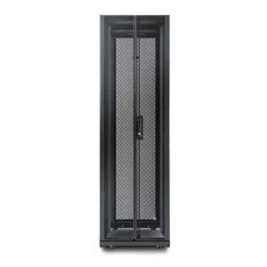 APC Schneider Electric AR3810 | Network Cabinet, 42 RU, 78.41 in. H, 23.62 in. W, 26.73 (Max. Mounting Depth) in. D, 32.48 in. D, Black