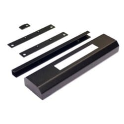 APC Schneider Electric AR4602A | APC NetShelter CX, High security handle adaptor Kit, for door mounting, Black, 300H x 69W x 35D mm