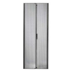 APC Schneider Electric AR7155 | NetShelter SX Perforated Split Door, 45 RU, Black, 204.4 H x 75 W x 2.5 D cm