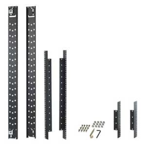 APC Schneider Electric AR7503 | Rail Kit, 39.55 x 2.87 x 2.33 in, 42 RU, Black