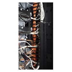 APC Schneider Electric AR7581A | Hinged Cover, Vertical, 42U, 70 in. H, 0.5 in. D, 4.3 in. W, Black