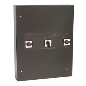 APC Schneider Electric SBP40KFC1M1 | Bypass Panel, Surge and Power Protection, 208 V, 40 kW, 208 V Input, 37.8 x 29.53 x 9.25 in, Grey, 29.53 in. W