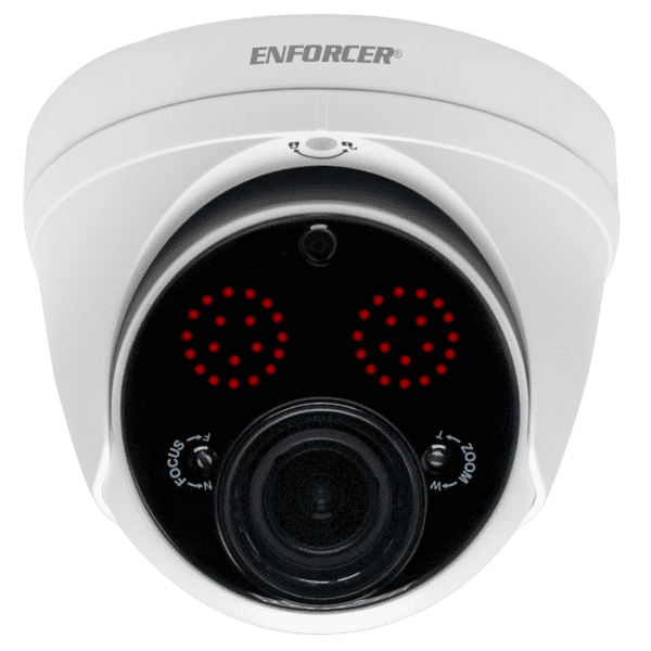Seco-Larm EV-Y2501-AMWQ | 4-in-1 HD TVI, CVI, AHD, Analog Varifocal Turret Camera