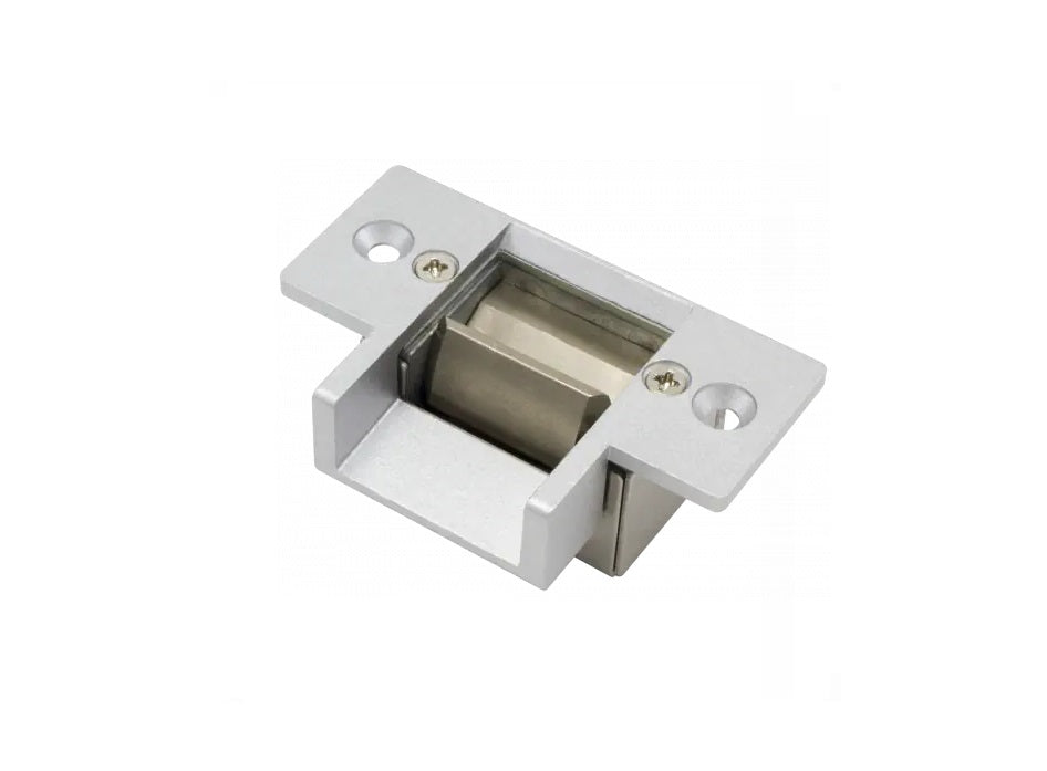 Seco-Larm Usa SD-991A-D1Q | Mini No-Cut Aluminum Electric Door Strike, Silver