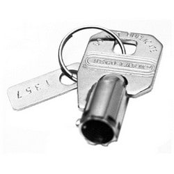 Seco-Larm Usa Inc SS-090-1H0 | Key Lock Switch, Tubular, 1300 Key, Shunt On/Off, Maintained On/Off, 2-Terminal, Spst, 12 Volt Dc, 2 Ampere