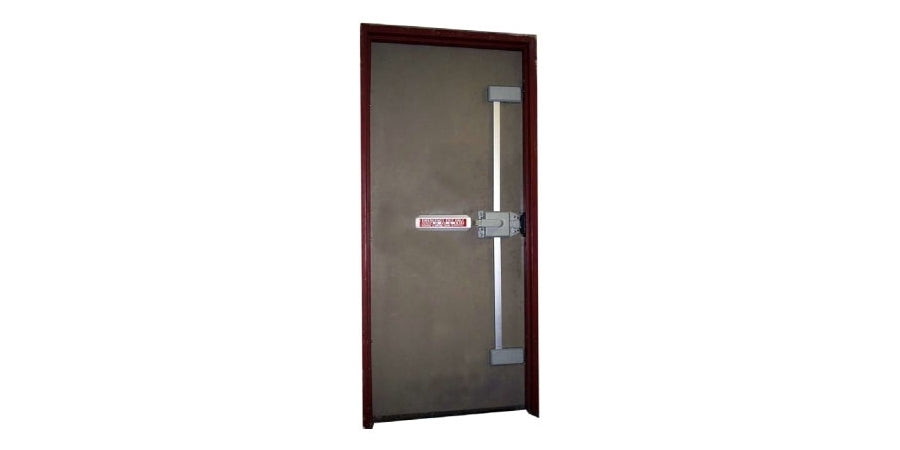 Securitech Group Inc TEL-200 | Exit Lock, Wide Stile and Solid Door Applications, US26D Satin Chrome, for Single Door