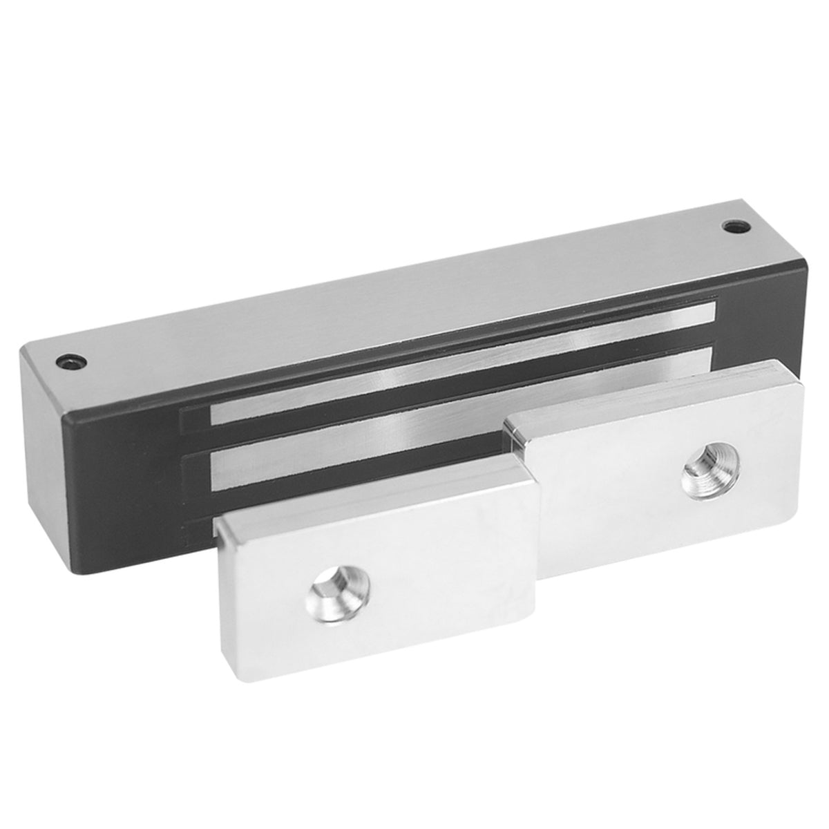 Securitron Magnalock Corp M32-SS | Electromagnetic Lock, 12/24 Volt Dc, 300/150 Milliampere, 8" L X 1-5/8" Depth X 1-7/8" H, With Patented Magnetic Bond Sensor And Split Strike