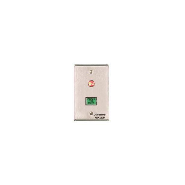 Securitron Magnalock PB3ER | Push Button, Remote Momentary, Surface Mount Green/Red Lens