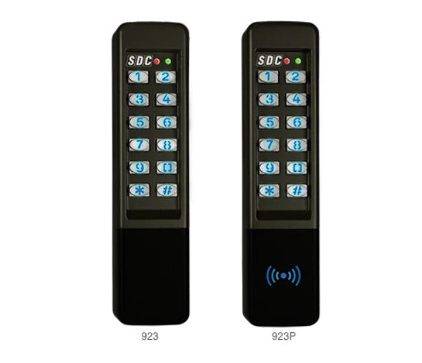 Security Door Controls 923 923 Narrow Digital Keypad