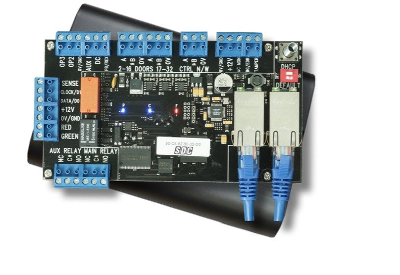 Security Door Controls IPDCE 1 Door Poe Controller With Enclosure