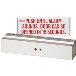 Security Door Controls 1581SNDV | Mini Delayed Egress Sdc Exit Check, Auto Sensing 12/24 Volt Dc, 500 Ma At 12 Volt Dc, 320 Ma At 24 Volt Dc, 650 Lb Holding, Aluminum, Anodized