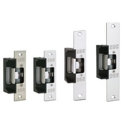 Security Door Controls 45-A | Electric Strike, Universal, 12/24 Volt Ac/Dc, Stainless Steel, With 3 Faceplate, Spdt Latch Position Status, Spdt Keeper Closed And Deadlocked/Unlocked Status, Mounting Tab
