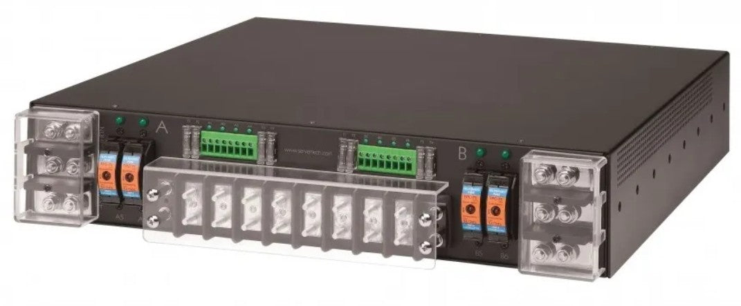 Servertech 48DCWB-12-2X100-A1NB | Sentry Remote Power Management, (2) -48 Volt Dc (-40 To -60) Input Terminal Blocks