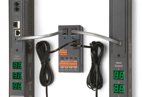 Servertech EMCU-1-1B | Environmental Monitor Control Unit Supplied with One (1) Temperature and Humidity Probe
