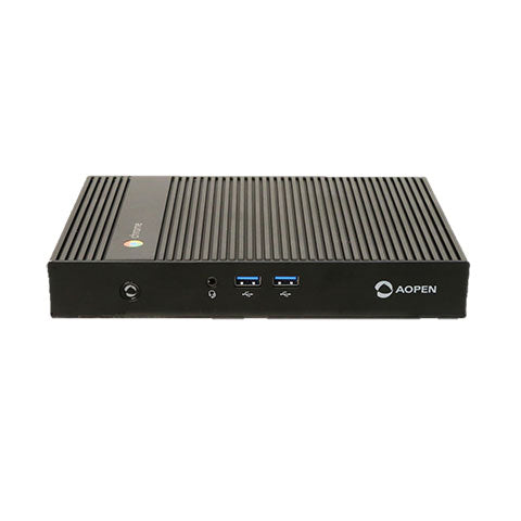 Sharp Electronics Corporation CB-AO-CX100 | AOPEN Chromebox Commercial 2 Celeron, 24/7 Capable, One 4k UHD Screen @60hz, Or Two 4k UHD Screens @30hz, 3 Year Warranty.