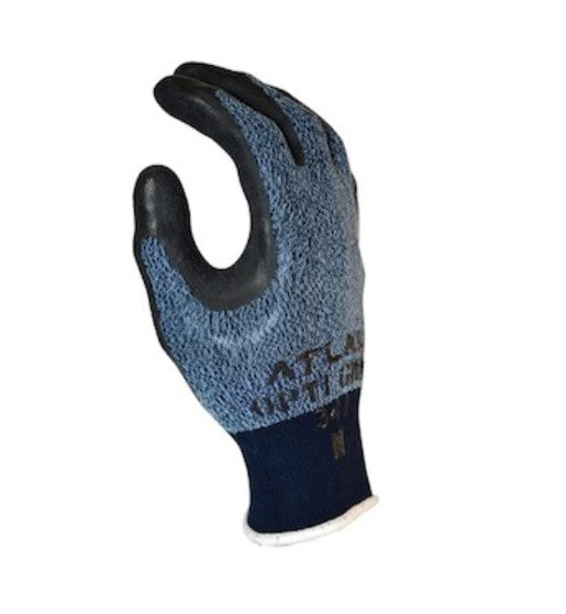 Showa 341S-06 | Atlas Opti-Grip 341 Gloves Nylon, Latex Coated, Small