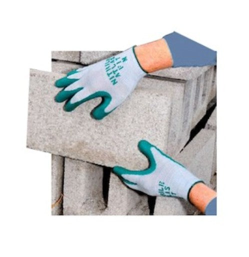Showa 350S-07 | Atlas 350 Nitrile Coated Gloves Poly-Cotton, Nitrile Coated, Small